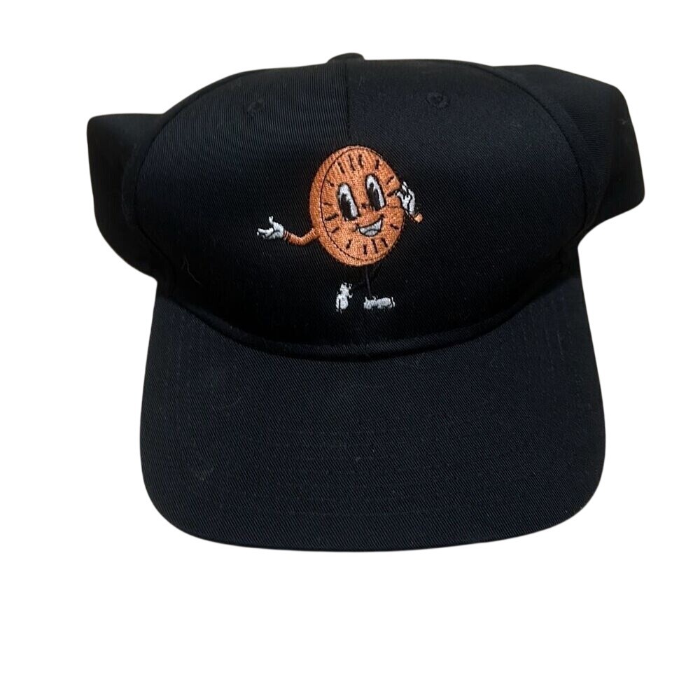 Marvel Mens Black Loki Miss Minutes Embroidered Snapback Cap Adjustable